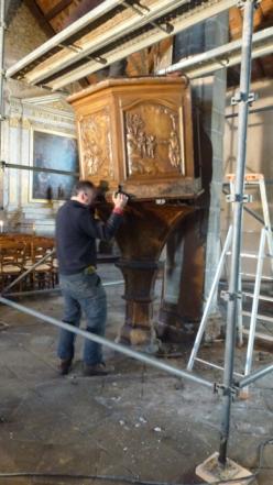 Restauration chaire 044